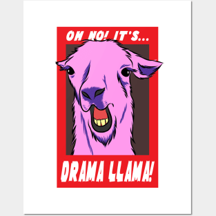 It's The Drama Llama Posters and Art